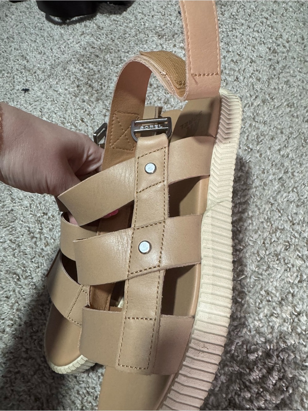Sorel ONA AVE Slingback Flat Sandal - Picture 5 of 9